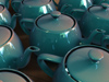 Car-painted Teapots